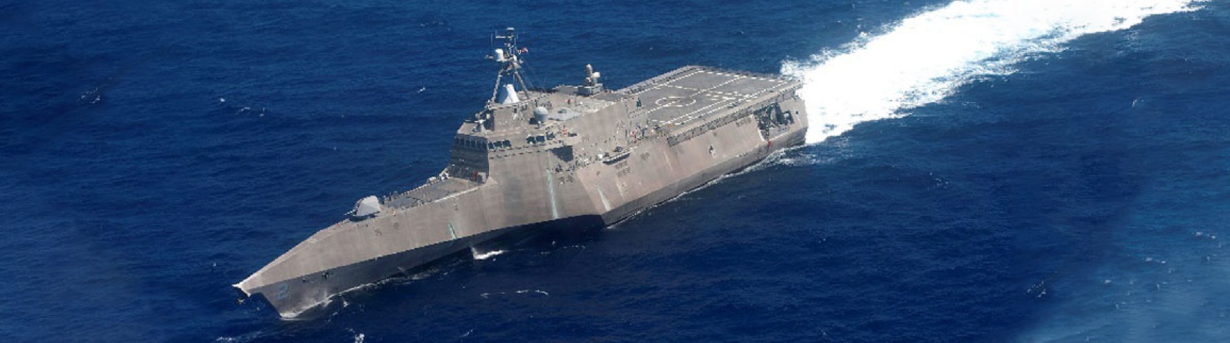 Military Ship On Water