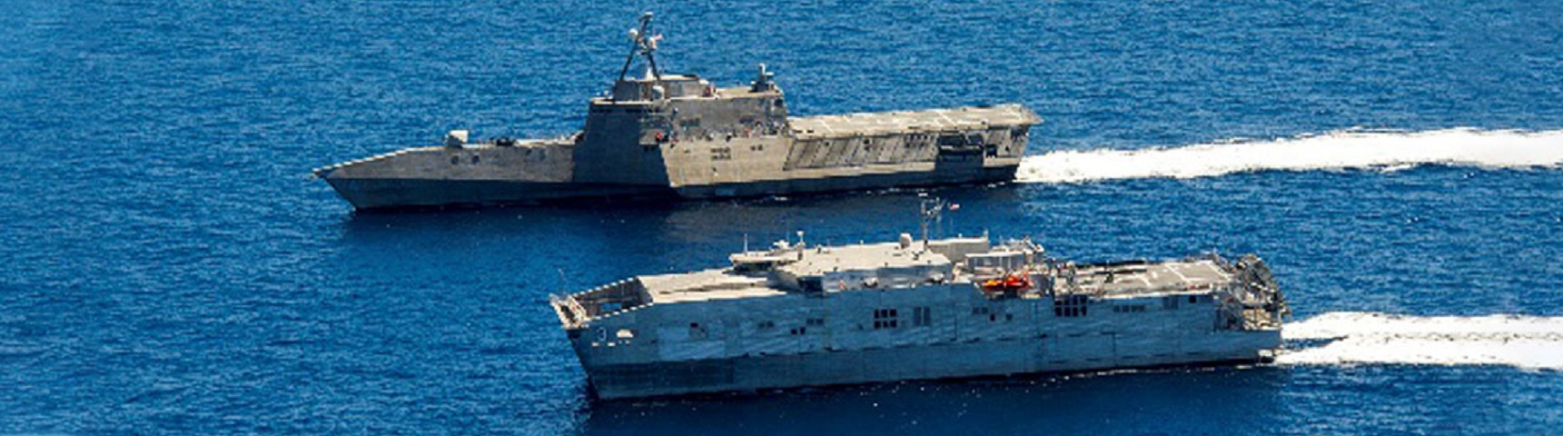 Two Ships On Water