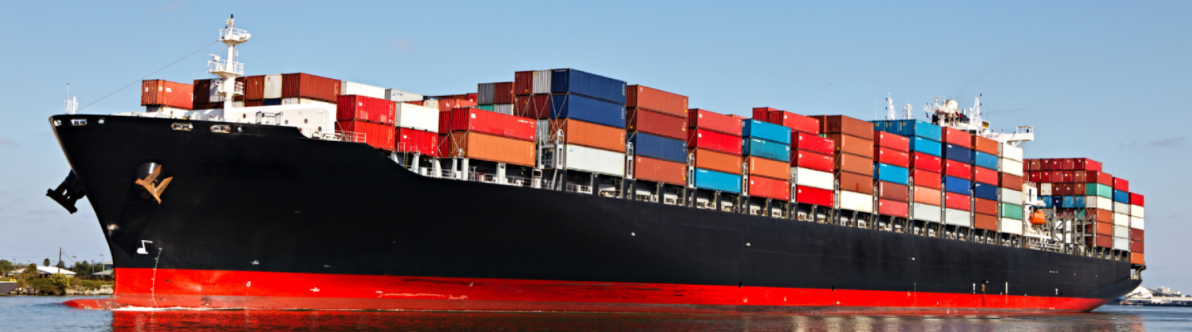 A Full Cargo Ship Docking